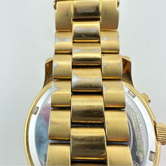 Michael Kors Runway Chronograph Women's Gold Tone Stainless Steel Watch MK5055 - Picture 7 of 7